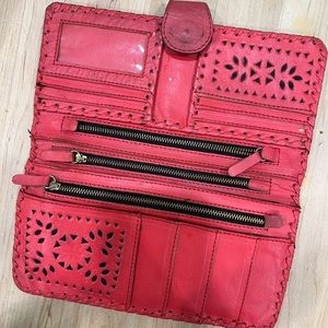 Cleobella Mexicans Tooled Leather Wallet